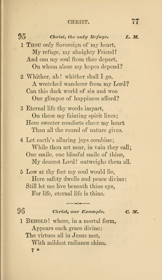 Social Hymn Book: Being the Hymns of the Social Hymn and Tune Book for the Lecture Room, Prayer Meeting, Family, and Congregation (2nd ed.) page 77