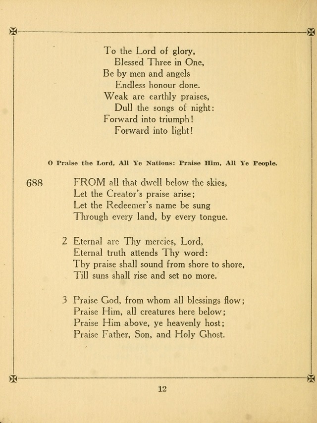 Supplemental Hymn Book: the Church of the Saviour, Philadelphia page 17