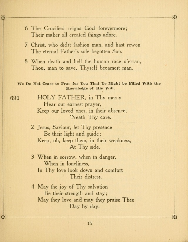 Supplemental Hymn Book: the Church of the Saviour, Philadelphia page 20