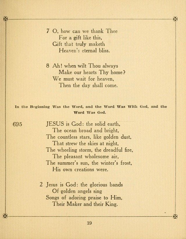 Supplemental Hymn Book: the Church of the Saviour, Philadelphia page 24