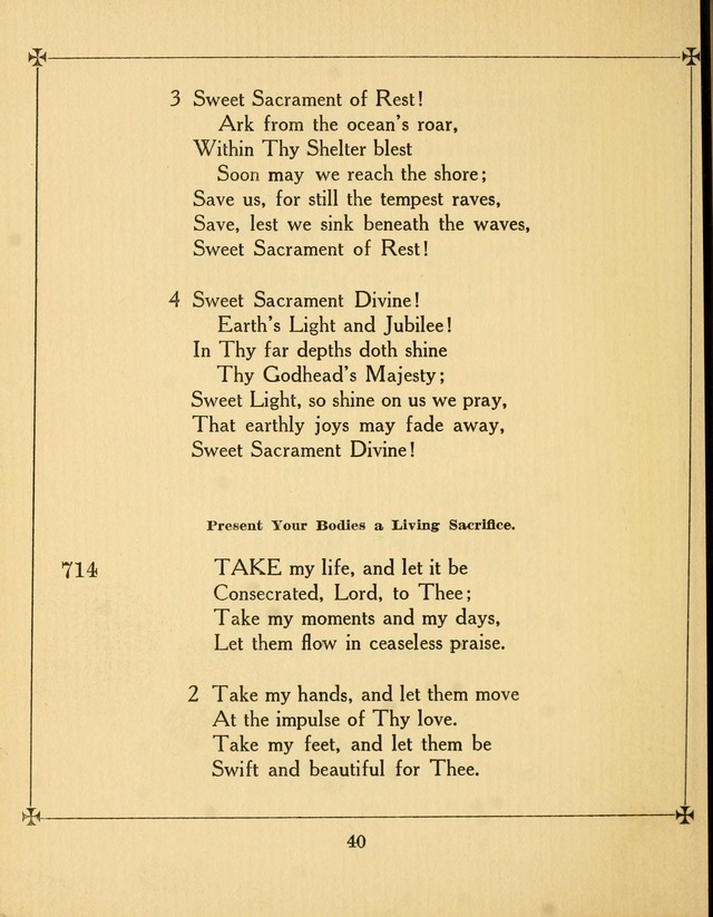 Supplemental Hymn Book: the Church of the Saviour, Philadelphia page 45