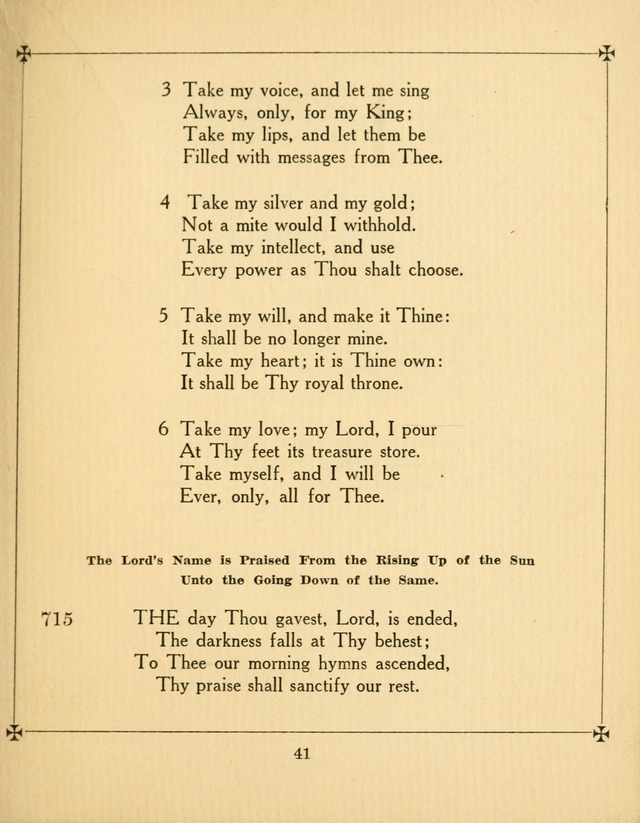 Supplemental Hymn Book: the Church of the Saviour, Philadelphia page 46