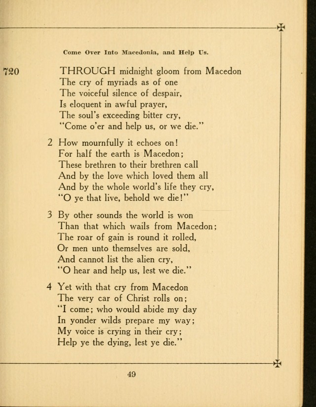 Supplemental Hymn Book: the Church of the Saviour, Philadelphia page 54