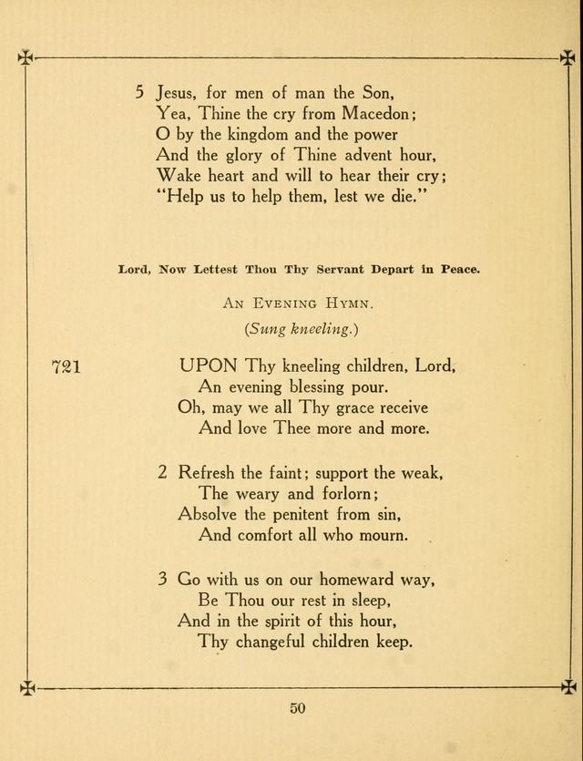 Supplemental Hymn Book: the Church of the Saviour, Philadelphia page 55