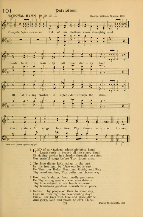 Social Hymns of Brotherhood and Aspiration page 103