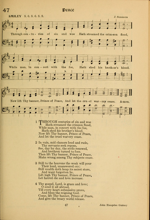 Social Hymns of Brotherhood and Aspiration page 47