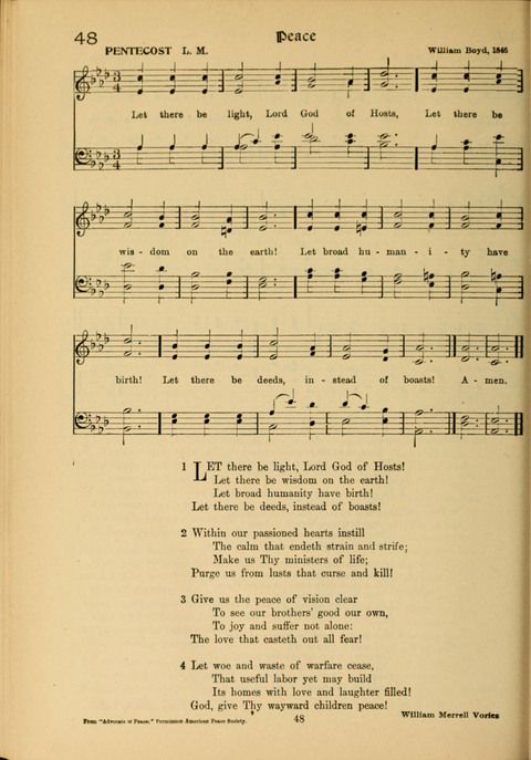 Social Hymns of Brotherhood and Aspiration page 48