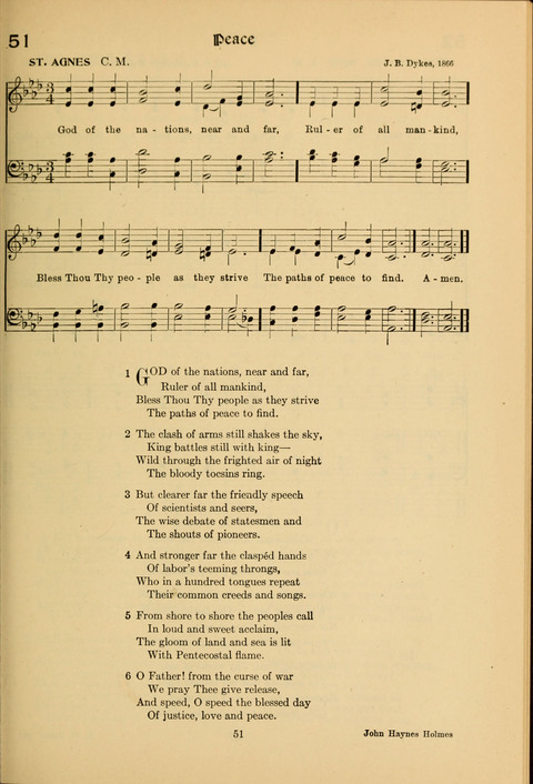 Social Hymns of Brotherhood and Aspiration page 51