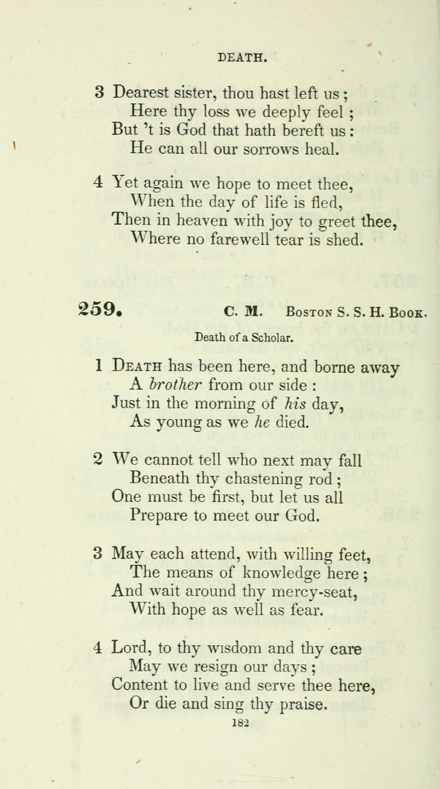 The School Hymn-Book: for normal, high, and grammar schools page 182