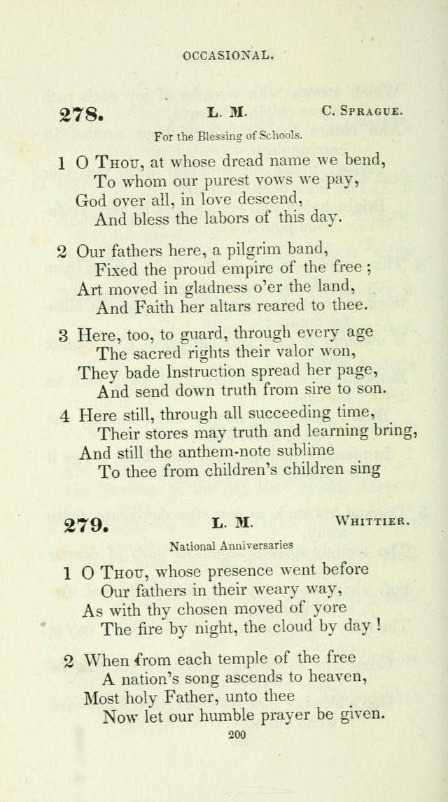 The School Hymn-Book: for normal, high, and grammar schools page 200