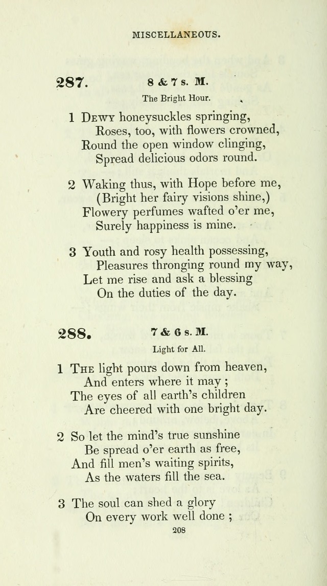 The School Hymn-Book: for normal, high, and grammar schools page 208