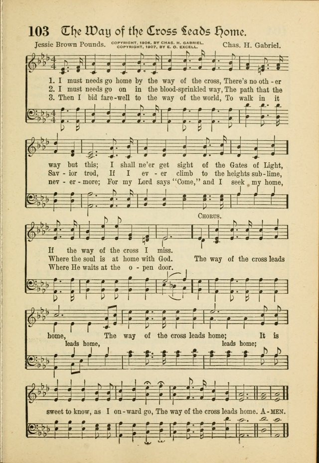 Songs of Hope: for the Church and Sunday School page 105