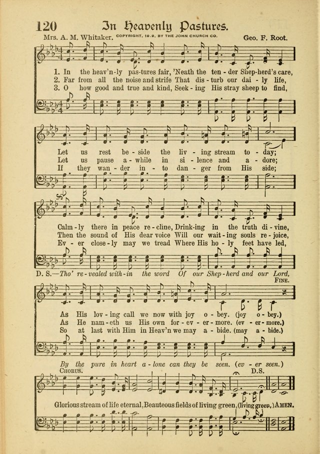 Songs of Hope: for the Church and Sunday School page 122