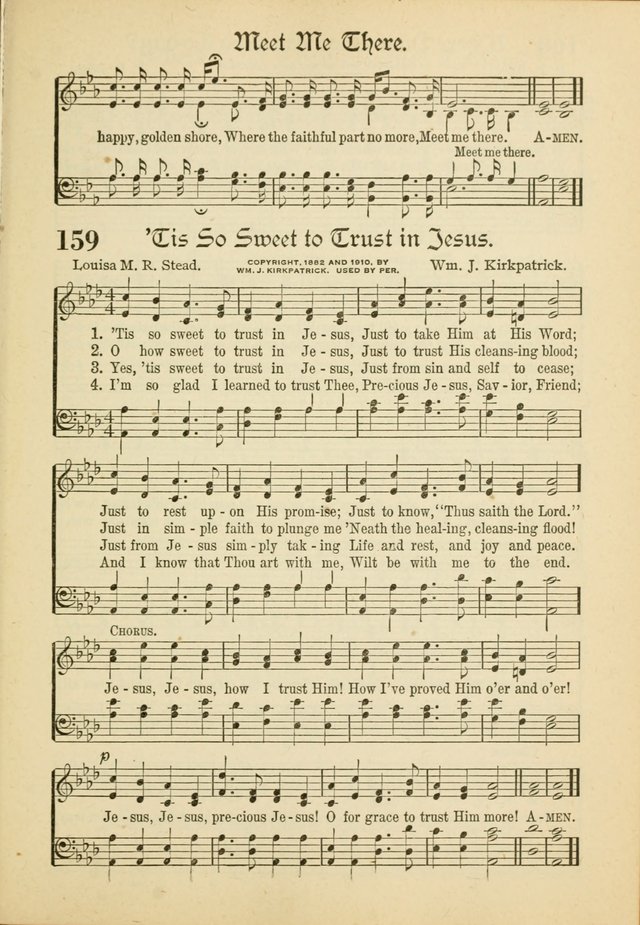 Songs of Hope: for the Church and Sunday School page 161