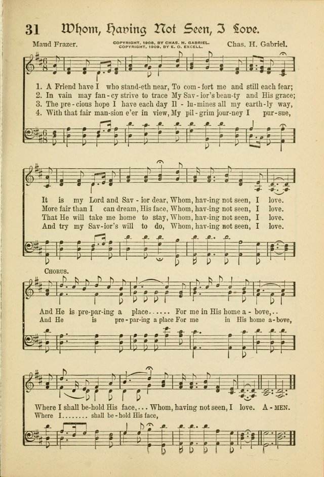 Songs of Hope: for the Church and Sunday School page 33