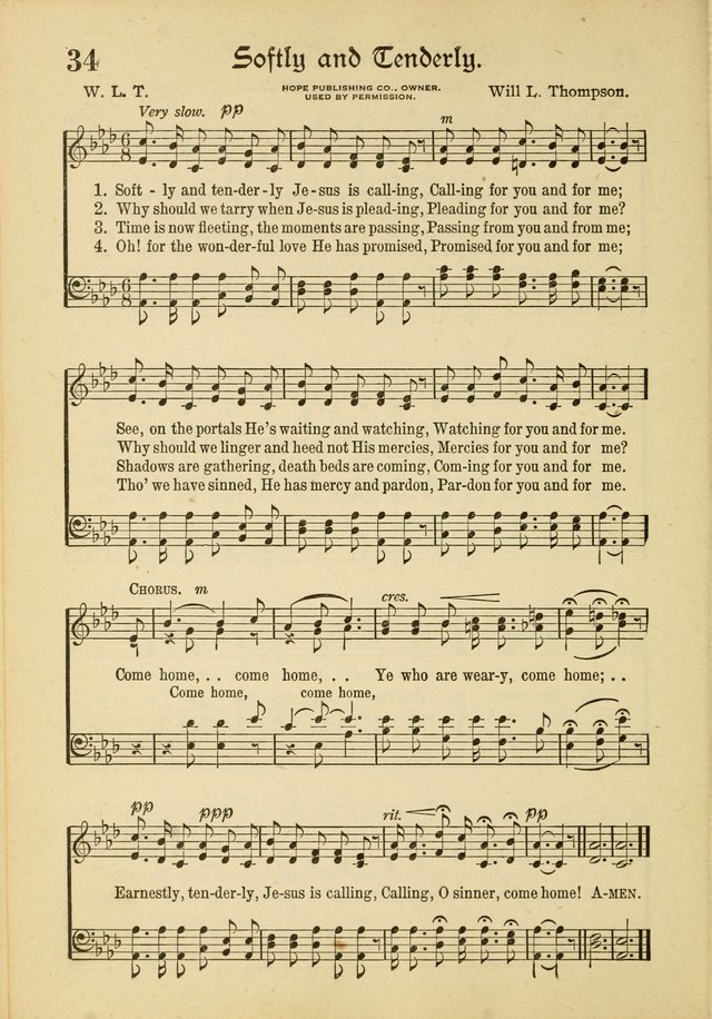 Songs of Hope: for the Church and Sunday School page 36