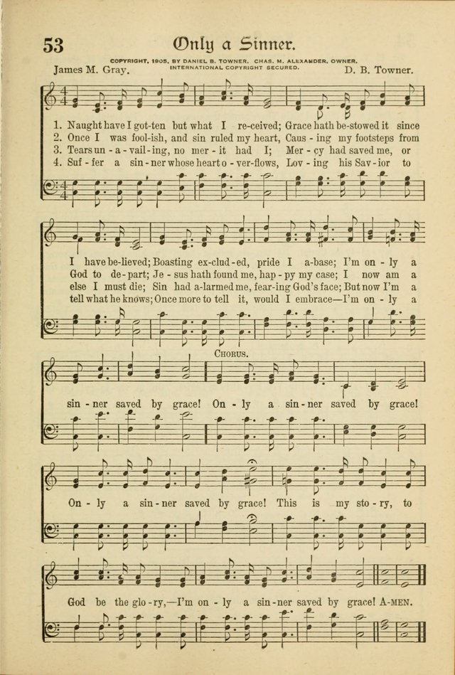 Songs of Hope: for the Church and Sunday School page 55