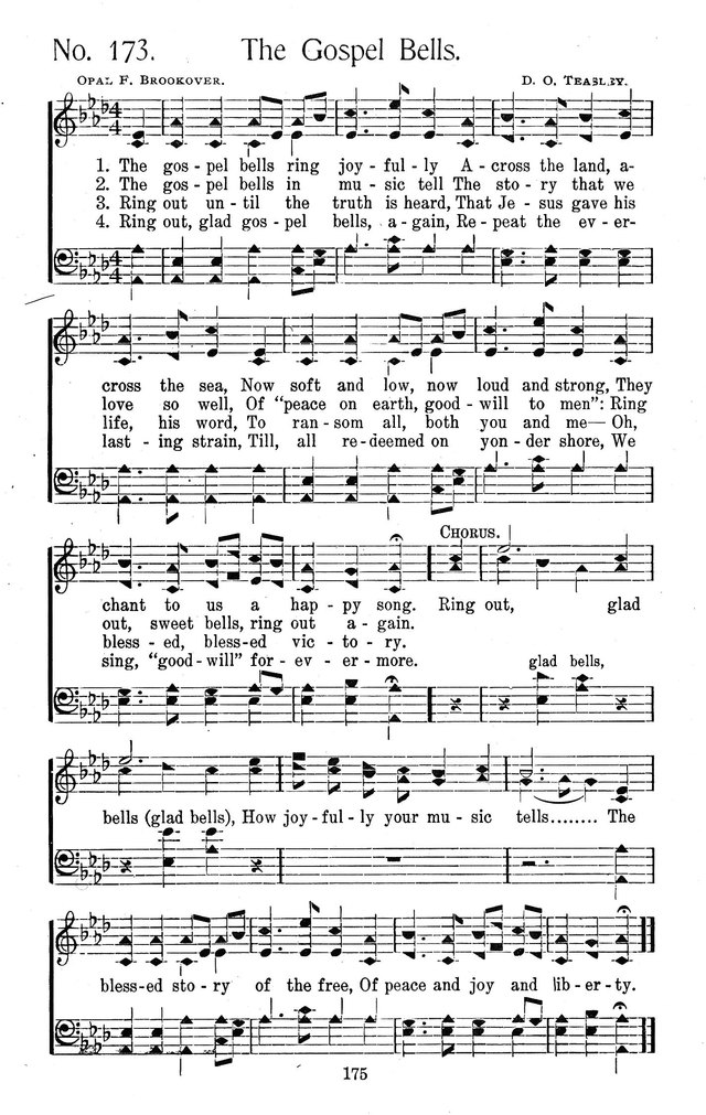 Select Hymns: for Christian worship and general gospel service page 175