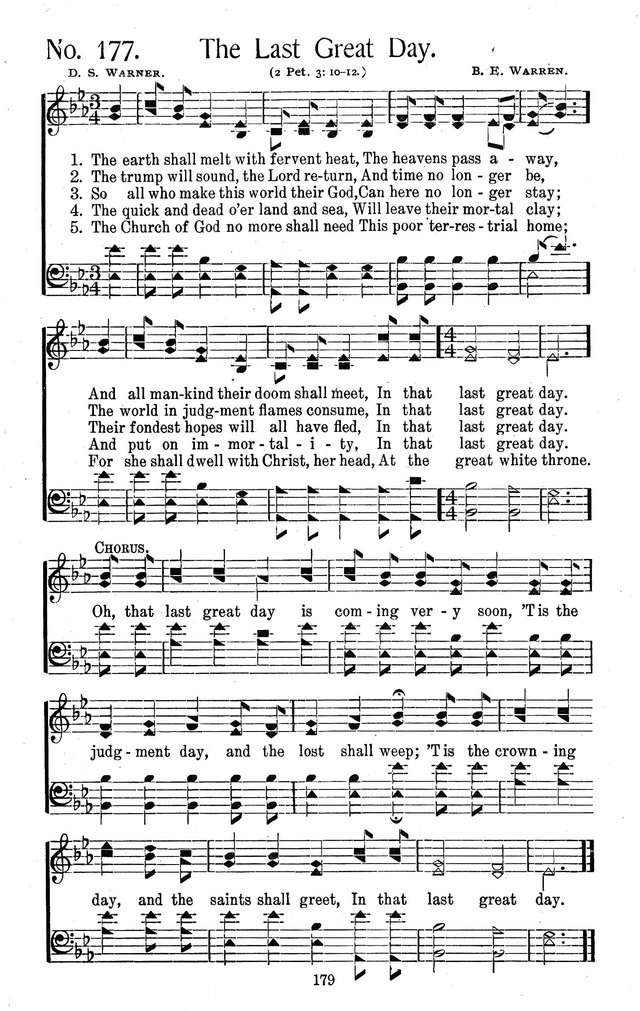 Select Hymns: for Christian worship and general gospel service page 179