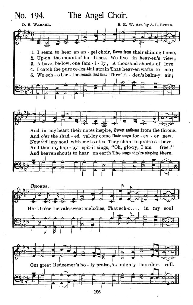 Select Hymns: for Christian worship and general gospel service page 196