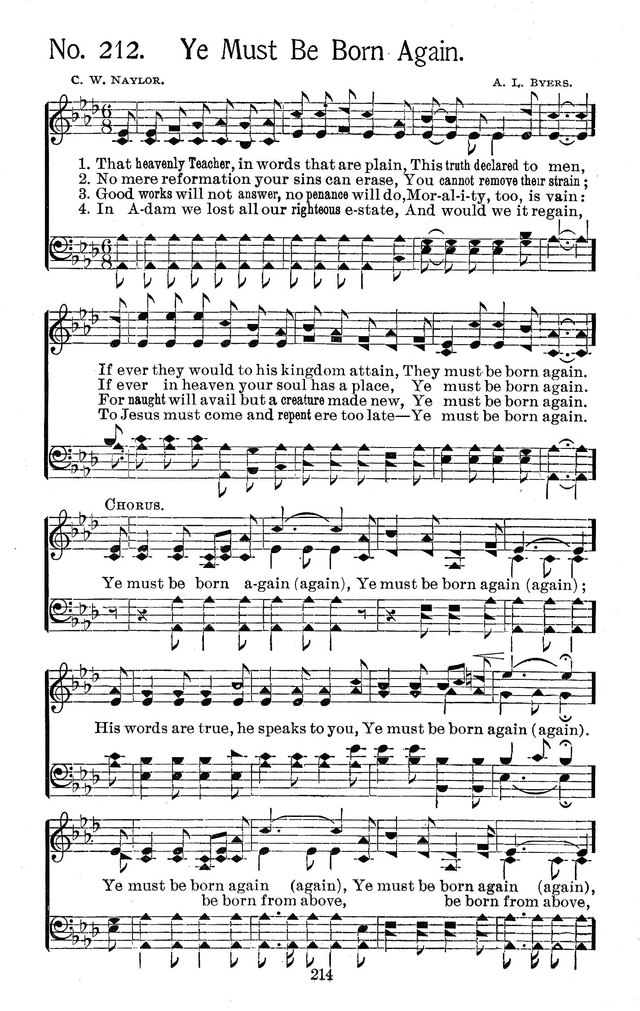 Select Hymns: for Christian worship and general gospel service page 214