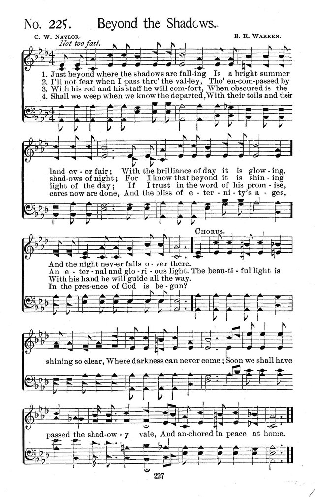 Select Hymns: for Christian worship and general gospel service page 227