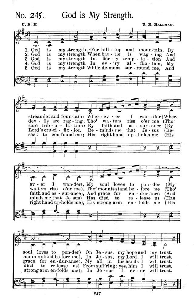 Select Hymns: for Christian worship and general gospel service page 247