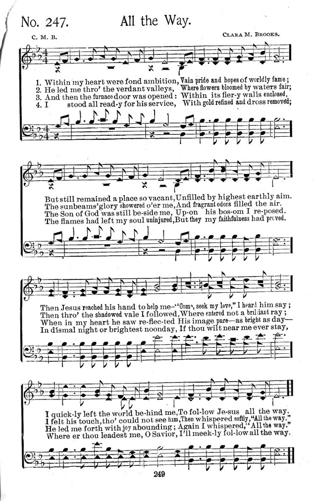 Select Hymns: for Christian worship and general gospel service page 249