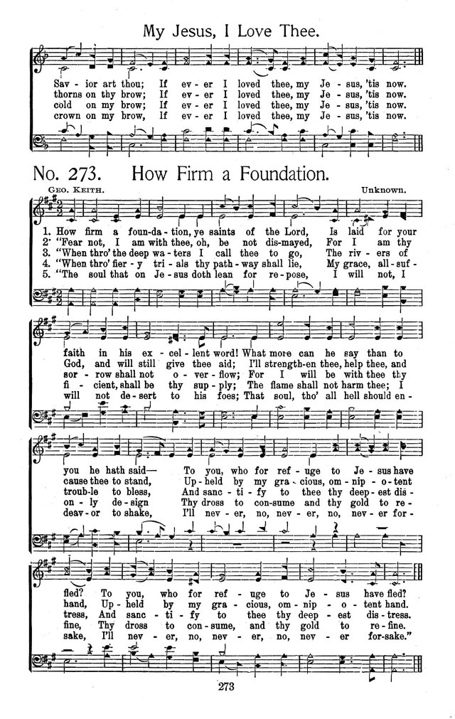 Select Hymns: for Christian worship and general gospel service page 273