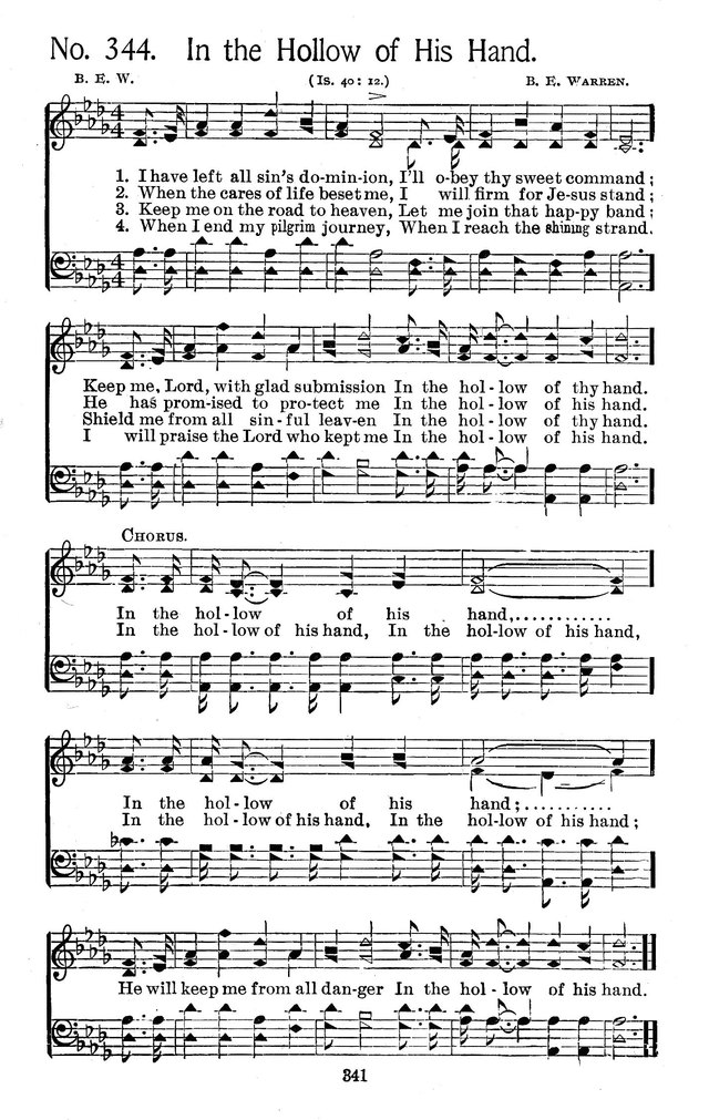 Select Hymns: for Christian worship and general gospel service page 341