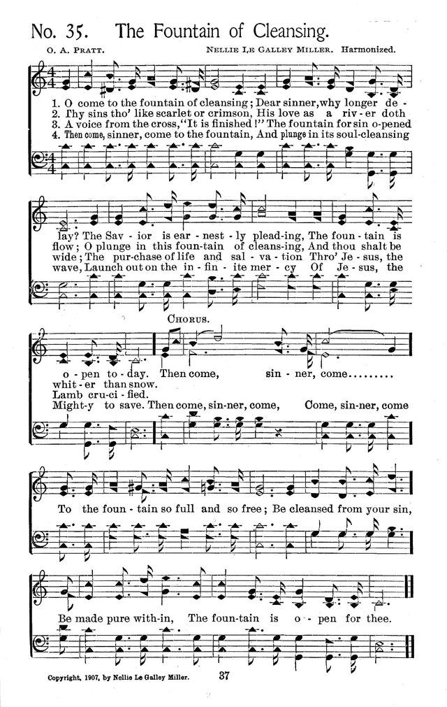 Select Hymns: for Christian worship and general gospel service page 37