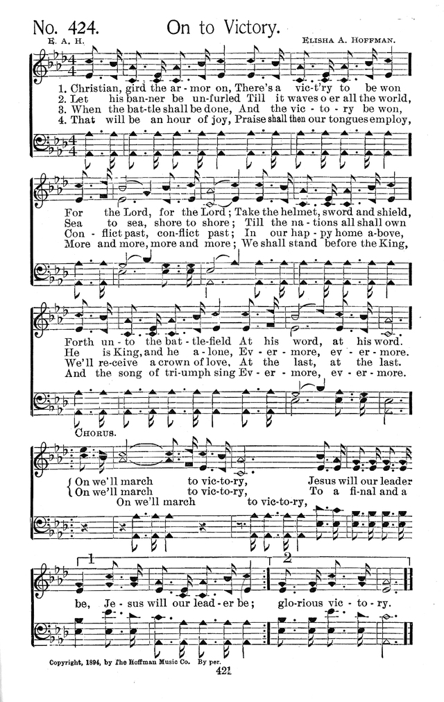 Select Hymns: for Christian worship and general gospel service page 421