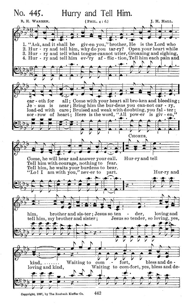 Select Hymns: for Christian worship and general gospel service page 442