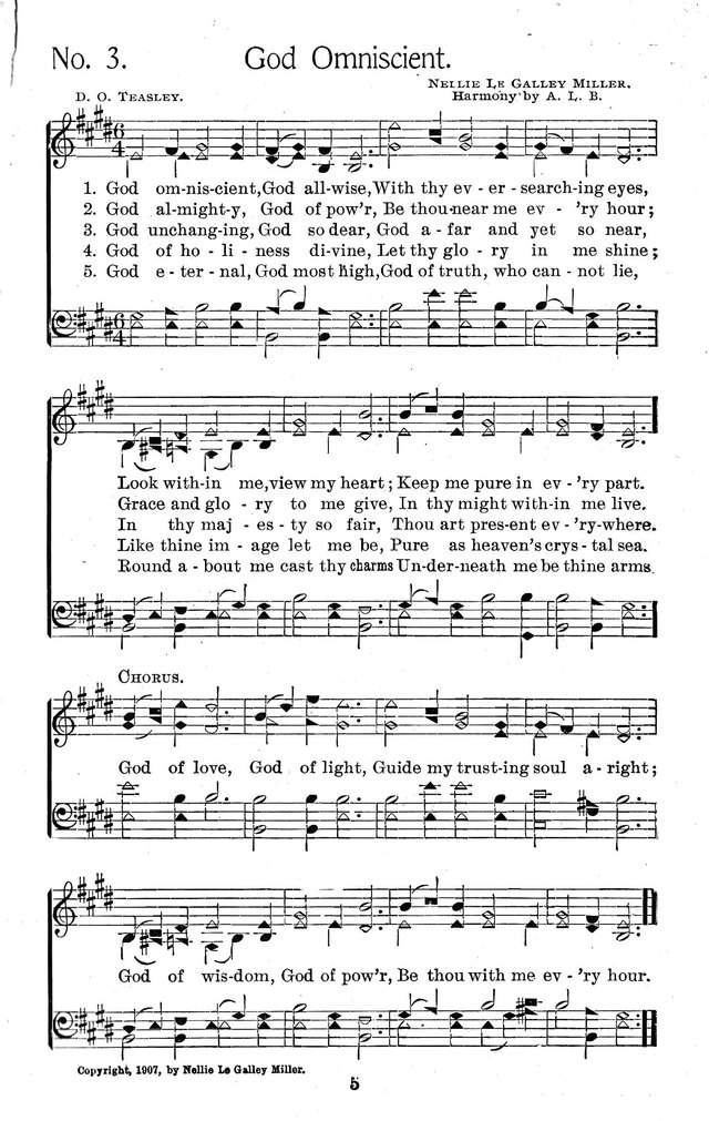 Select Hymns: for Christian worship and general gospel service page 5