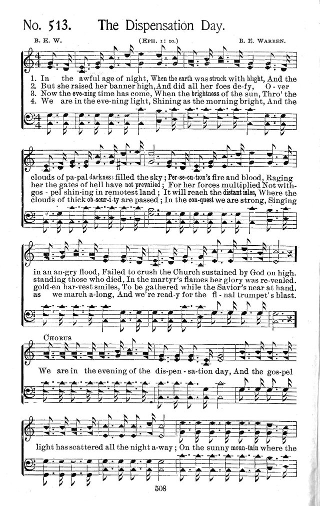 Select Hymns: for Christian worship and general gospel service page 508