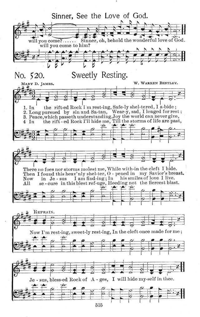 Select Hymns: for Christian worship and general gospel service page 515