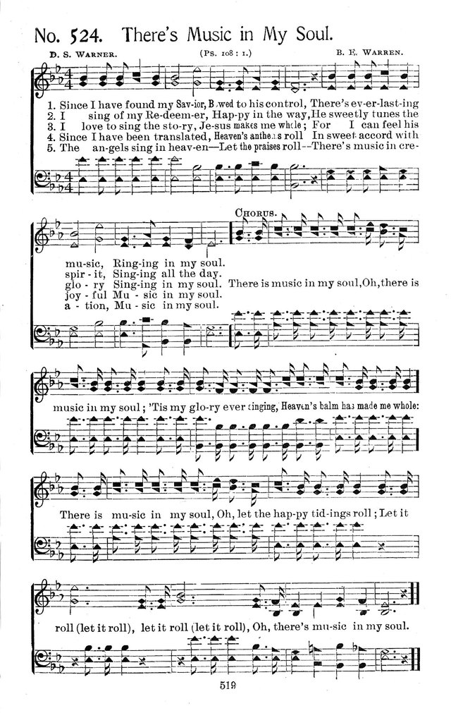 Select Hymns: for Christian worship and general gospel service page 519