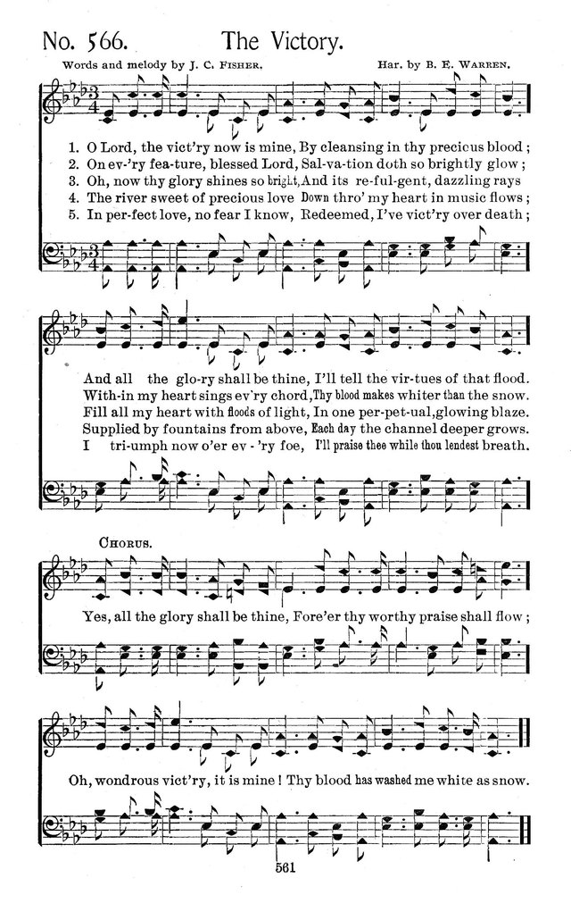 Select Hymns: for Christian worship and general gospel service page 561