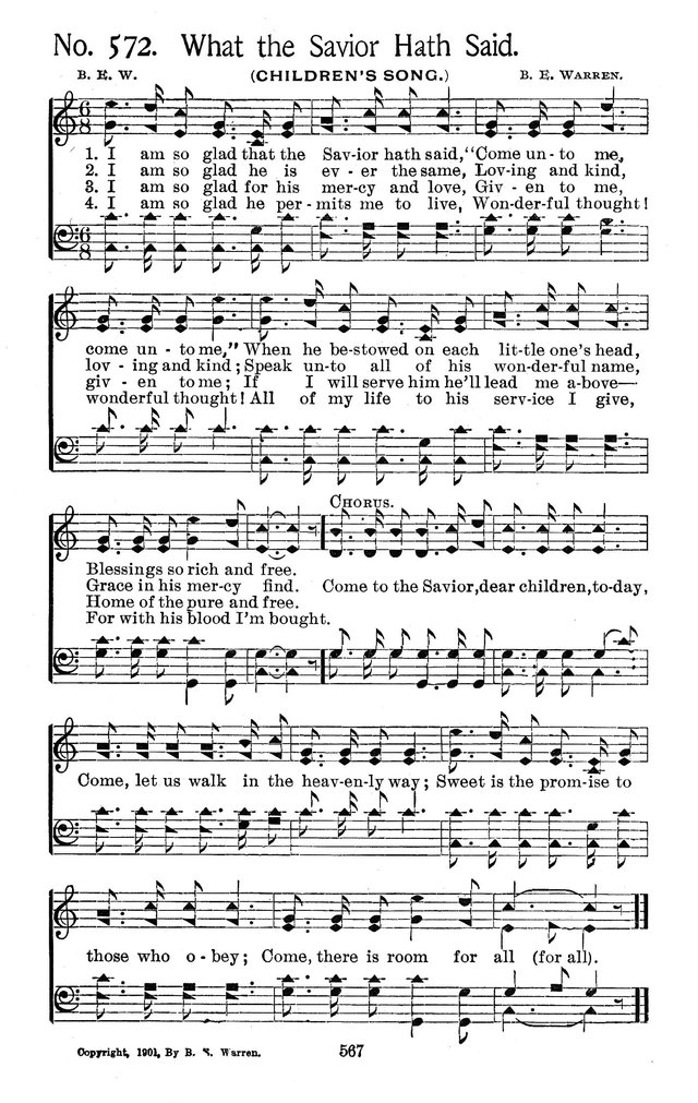 Select Hymns: for Christian worship and general gospel service page 567