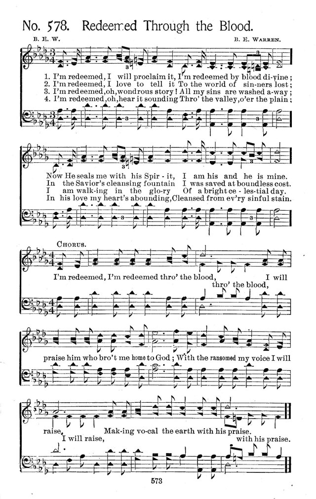 Select Hymns: for Christian worship and general gospel service page 573