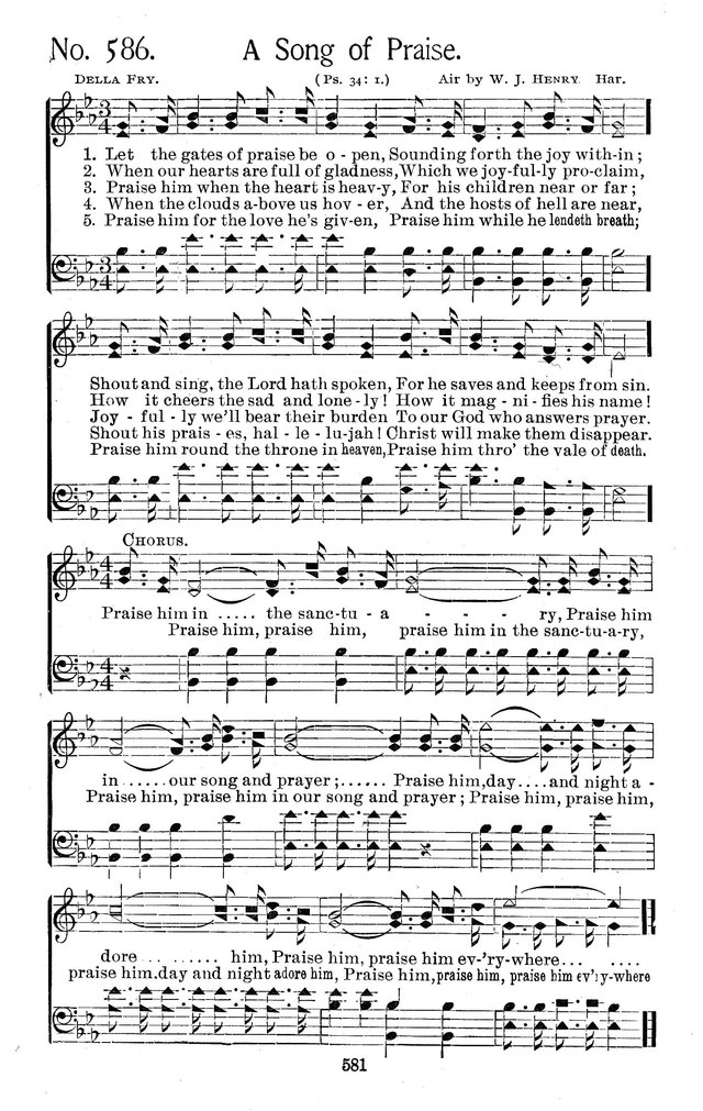 Select Hymns: for Christian worship and general gospel service page 581