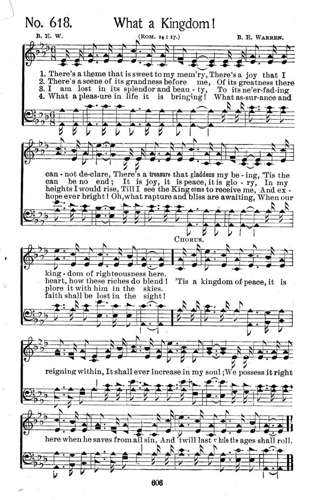 Select Hymns: for Christian worship and general gospel service page 606