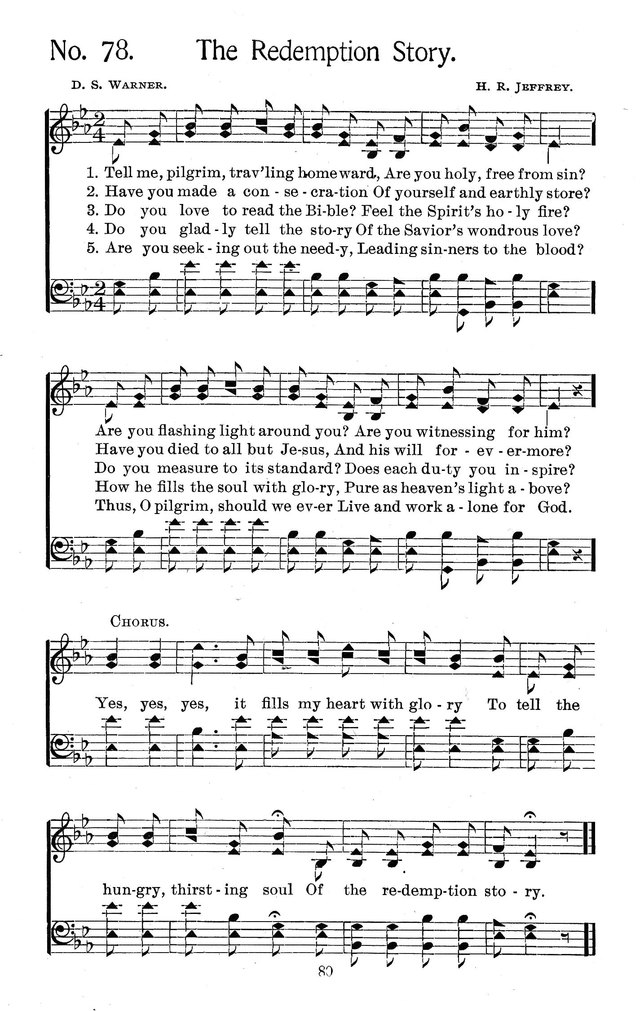 Select Hymns: for Christian worship and general gospel service page 80