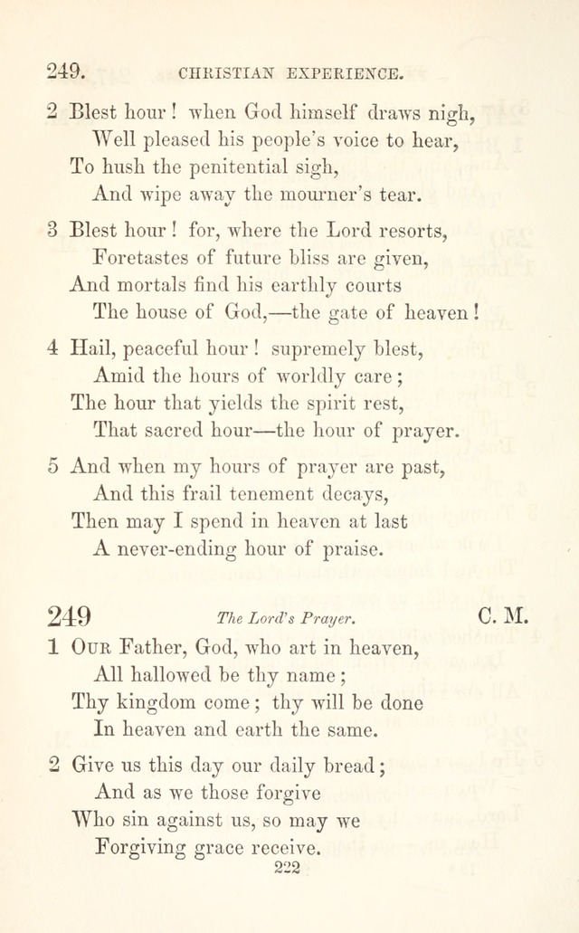 A Selection of Hymns: designed as a supplement to the "psalms and hymns" of the Presbyterian church page 224