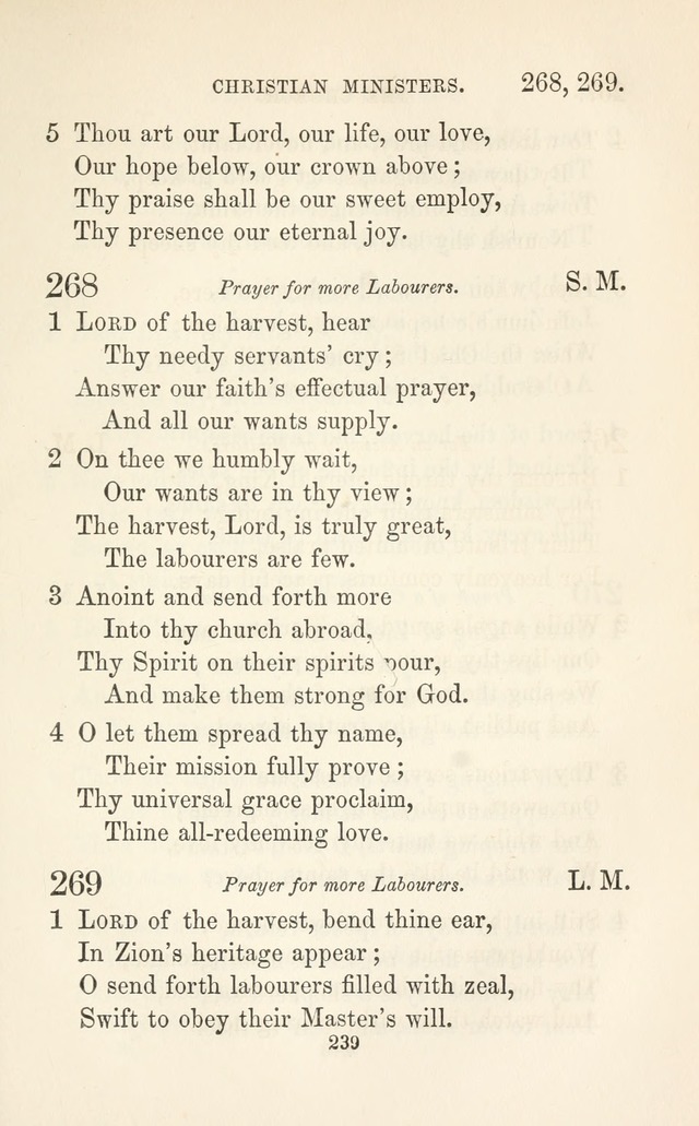 A Selection of Hymns: designed as a supplement to the "psalms and hymns" of the Presbyterian church page 241