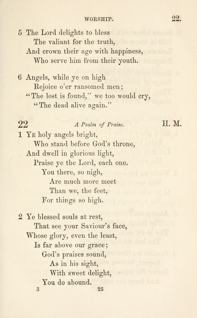 A Selection of Hymns: designed as a supplement to the "psalms and hymns" of the Presbyterian church page 25