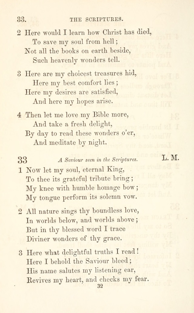 A Selection of Hymns: designed as a supplement to the "psalms and hymns" of the Presbyterian church page 32