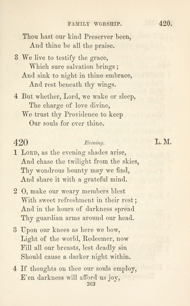 A Selection of Hymns: designed as a supplement to the "psalms and hymns" of the Presbyterian church page 365