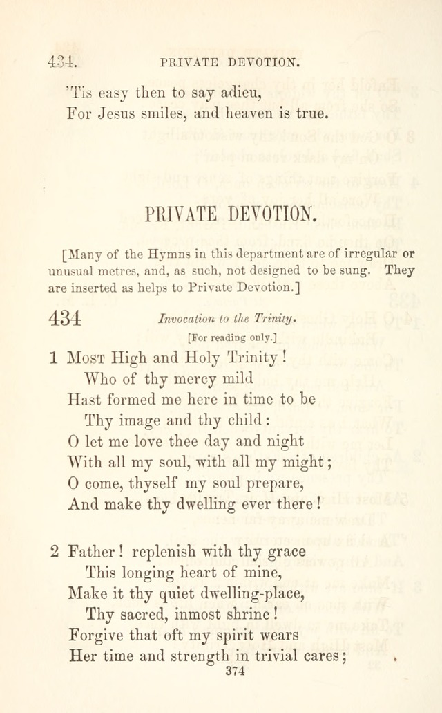 A Selection of Hymns: designed as a supplement to the "psalms and hymns" of the Presbyterian church page 376