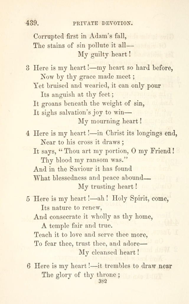 A Selection of Hymns: designed as a supplement to the "psalms and hymns" of the Presbyterian church page 384